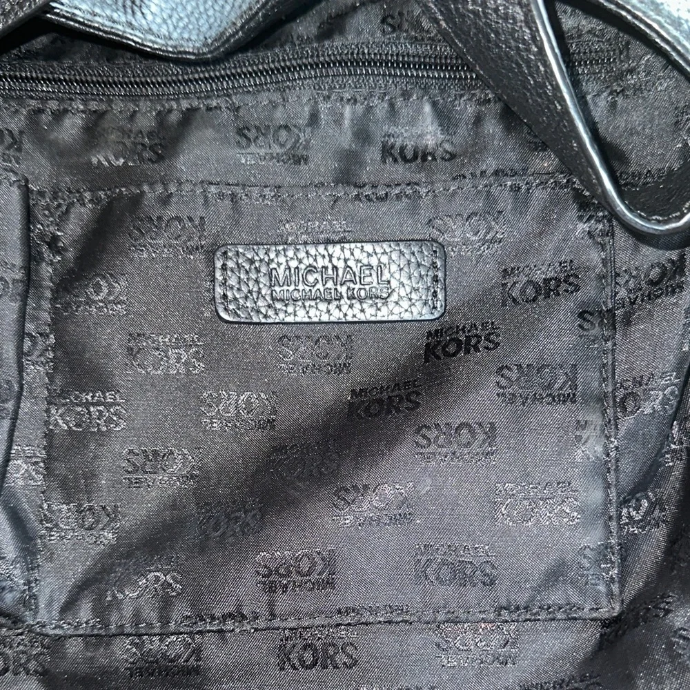 Michael Kors Black Leather Hobo Bag - Picture 7 of 11